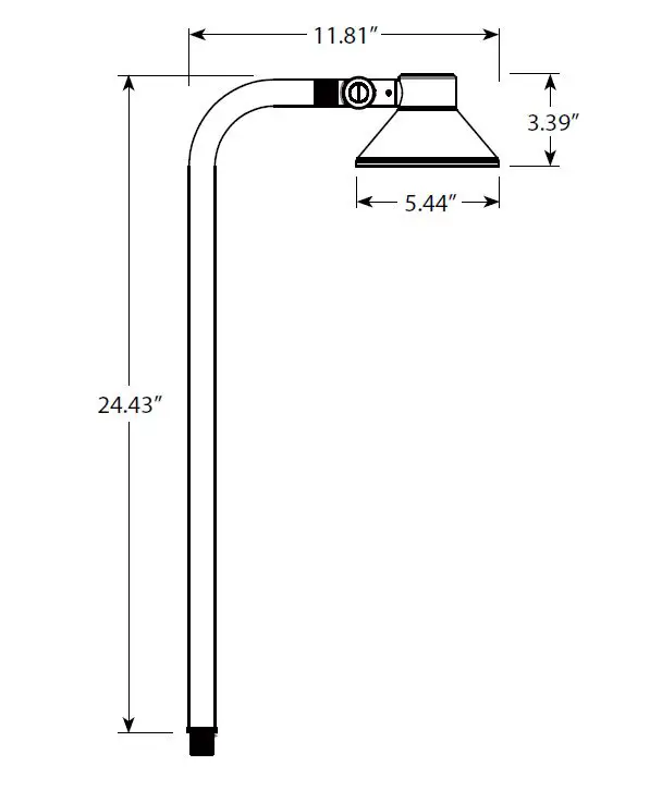 AMP Lighting APL-3031-B-BZ Low Voltage Landscape Lighting-1