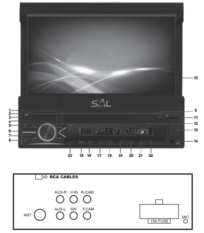 SAL VB X800i Auto Multimedia - fig 4