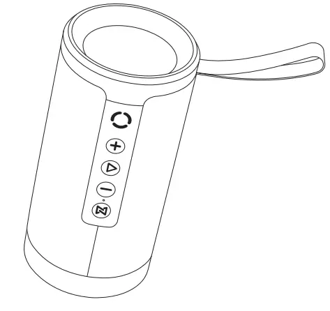 Focus Camera BT1002 Wireless Portable IPX5 Bluetooth Speaker - Pairing