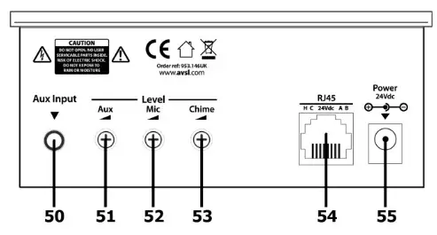 adastra RM244V 4 Output 100V Mixer-Amp and Call Station- Call Station 2