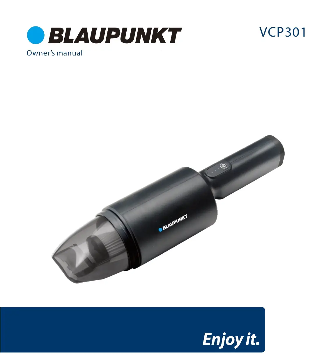 BLAUPUNKT VCP301 Bagless Vacuum Cleaner Owner's Manual