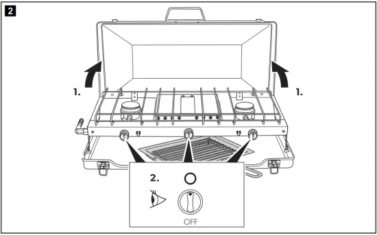 Connecting the device to a gas container