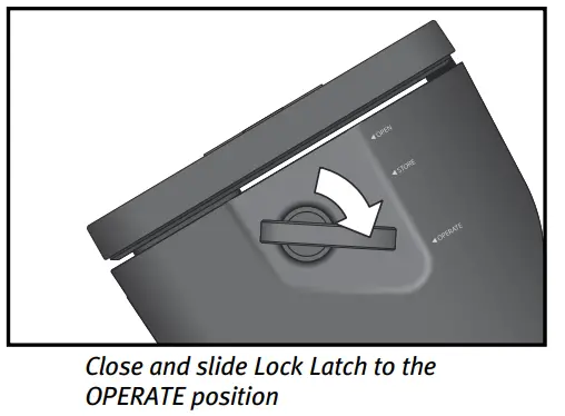FoodSaver VS2198 Series Cut and Seal Vaccum Sealer - OPERATE position