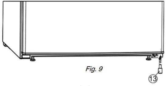 LIEBHERR K 2340 Comfort refrigerator - Fitting the lower door