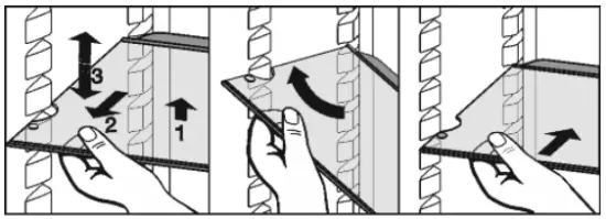 LIEBHERR K 2340 Comfort refrigerator - Moving or removing shelves
