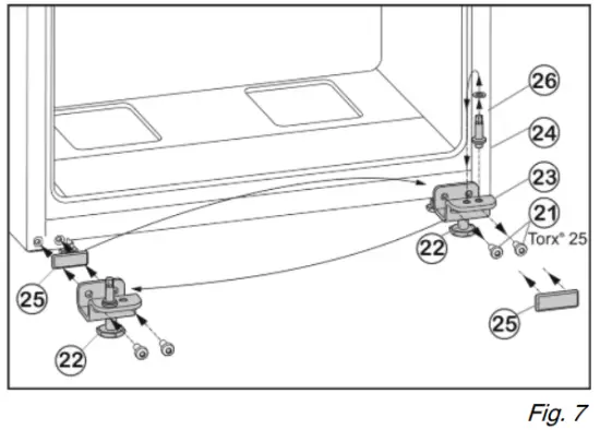 LIEBHERR K 2340 Comfort refrigerator - Removing the door 3