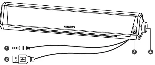 BLUEDEE SK010 Computer Soundbar Fig2