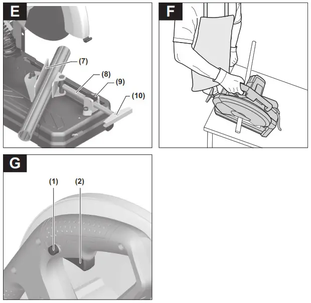 BOSCH GCO 14-24 Professional Heavy Duty Metal Cut Off Saw - Product Overview 4
