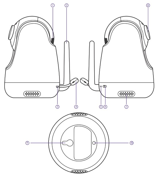 VAVA VA IHOO6E Baby Monitor - Camera