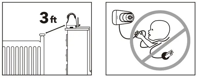 VAVA VA IHOO6E Baby Monitor - Safety Instructions
