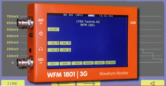LYNX Technik AG WFM 1801 Waveform Monitor