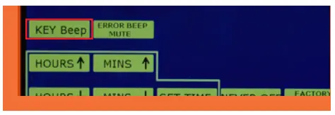 LYNX Technik AG WFM 1801 Waveform Monitor - Disabling Touch Sound