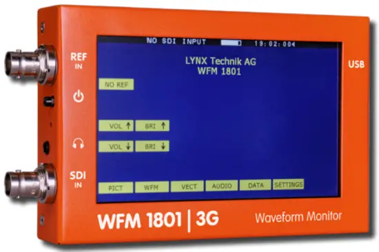 LYNX Technik AG WFM 1801 Waveform Monitor - Fig
