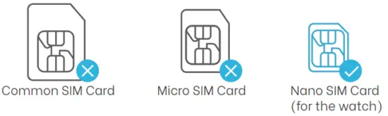 COSTCO E2 360 Kids Watch - SIM Card