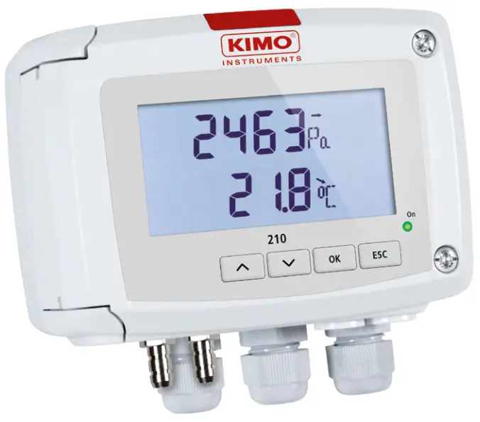 sauermann CP 210-R Differential Pressure and Temperature Sensor