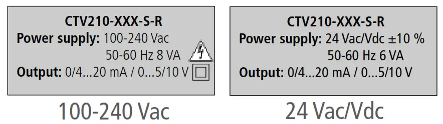 sauermann CTV 210 R Air Velocity and Temperature Sensor - Analogue outpu 3