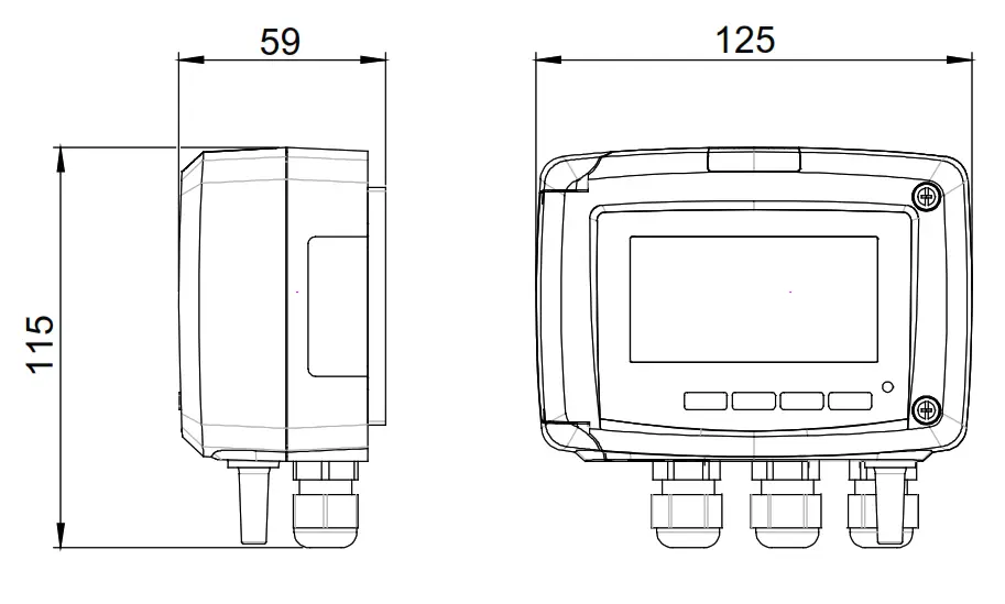 sauermann CTV 210 R Air Velocity and Temperature Sensor - Analogue output 1