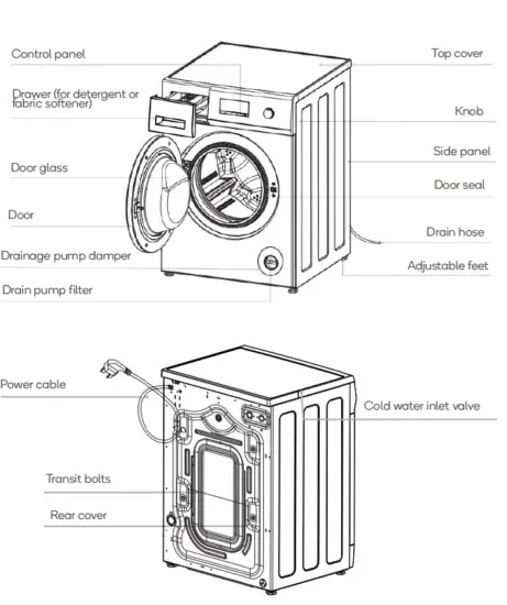 kogan -KAGWAS10D6A -10kg-6kg- Washer -Dryer- Combo -4