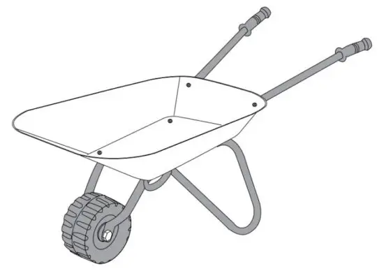 COSTWAY TY571753 Wheelbarrow