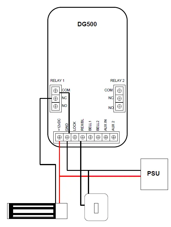 Spectrum -DG500 -Digital -Keypad- and -Proximity -Reader- 16