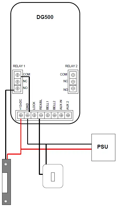 Spectrum -DG500 -Digital -Keypad- and -Proximity -Reader- 17