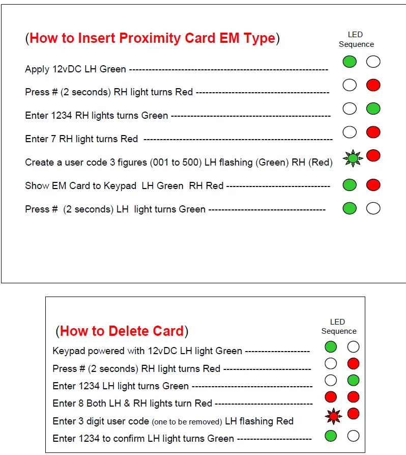 Spectrum -DG500 -Digital -Keypad- and -Proximity -Reader- 5