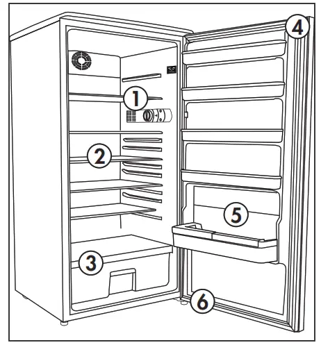 Danby DAR110A1TDD Refrigerator