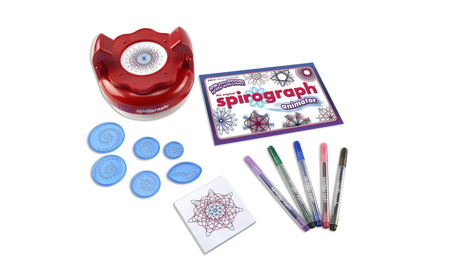 Playmonster Spirograph Starter Set Craft Kit User Guide