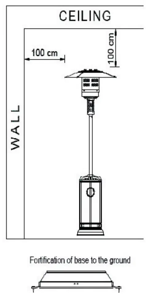 schou 547711 Patio Heater - fig 1