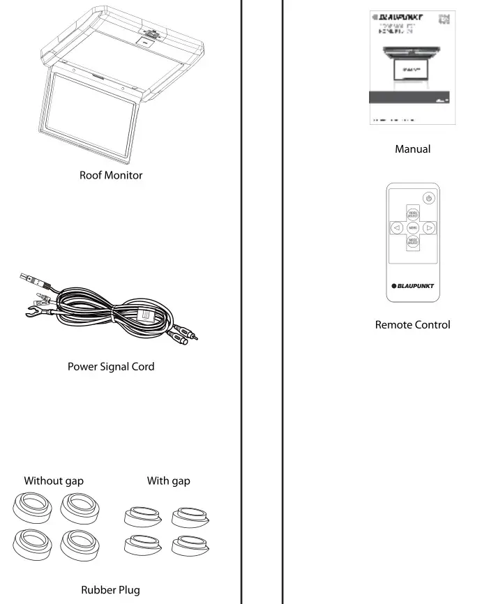 BLAUPUNKT Roof Monitor - Accessories