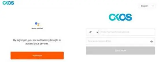 FIG 17 Google Assistant —Activate Okos Smart in Google Home App