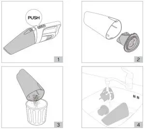 FIG 4 Washing The Dust Container