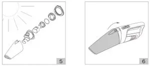 FIG 5 Washing The Dust Container