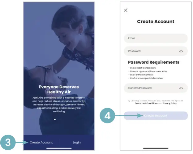 AprilAire Wi-Fi Thermostat App -