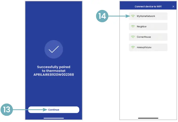 AprilAire Wi-Fi Thermostat App - 10