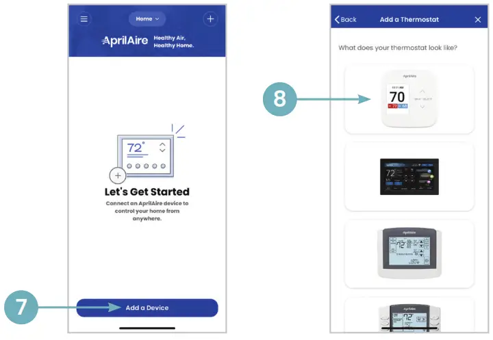 AprilAire Wi-Fi Thermostat App - 7
