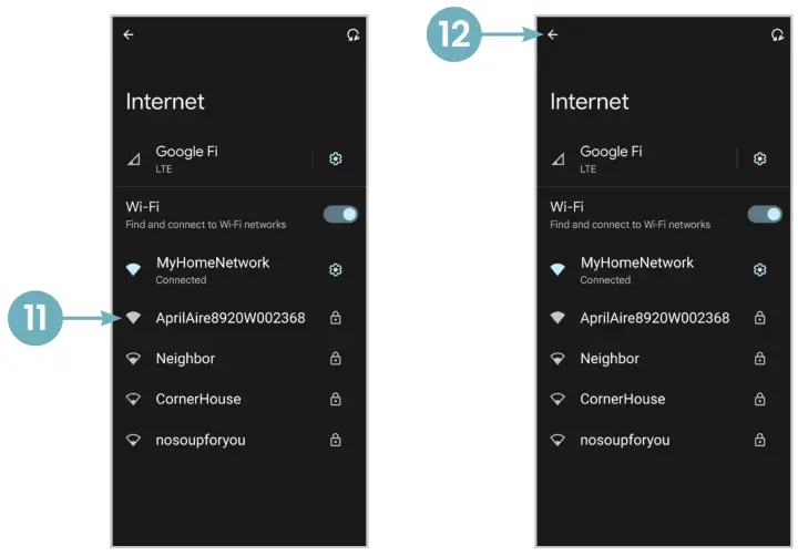 AprilAire Wi-Fi Thermostat App - 9