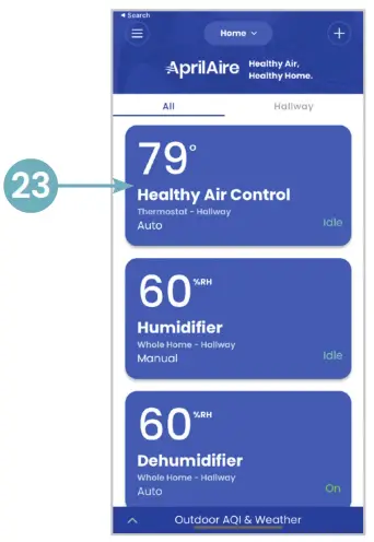 AprilAire Wi-Fi Thermostat App - Congratulations!