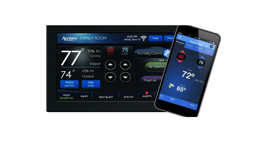 Aprilaire Wi-fi Thermostat App User Guide