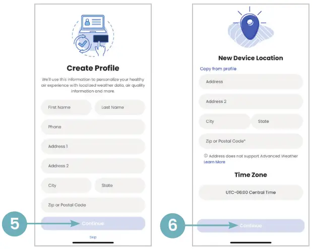 AprilAire Wi-Fi Thermostat App - contak
