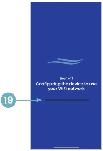 AprilAire Wi-Fi Thermostat App - show a progress