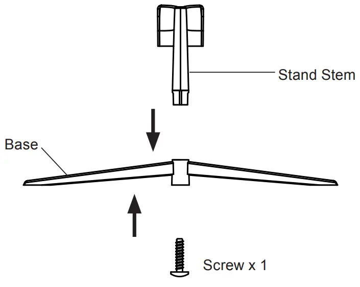 VIOTEK Gaming Monitor - Stand Installation