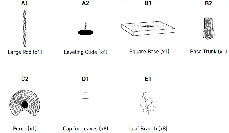 On2Pets-CT103-2-Ft.-Interchangeable-Leaf-Branches-Cat-Tree-01