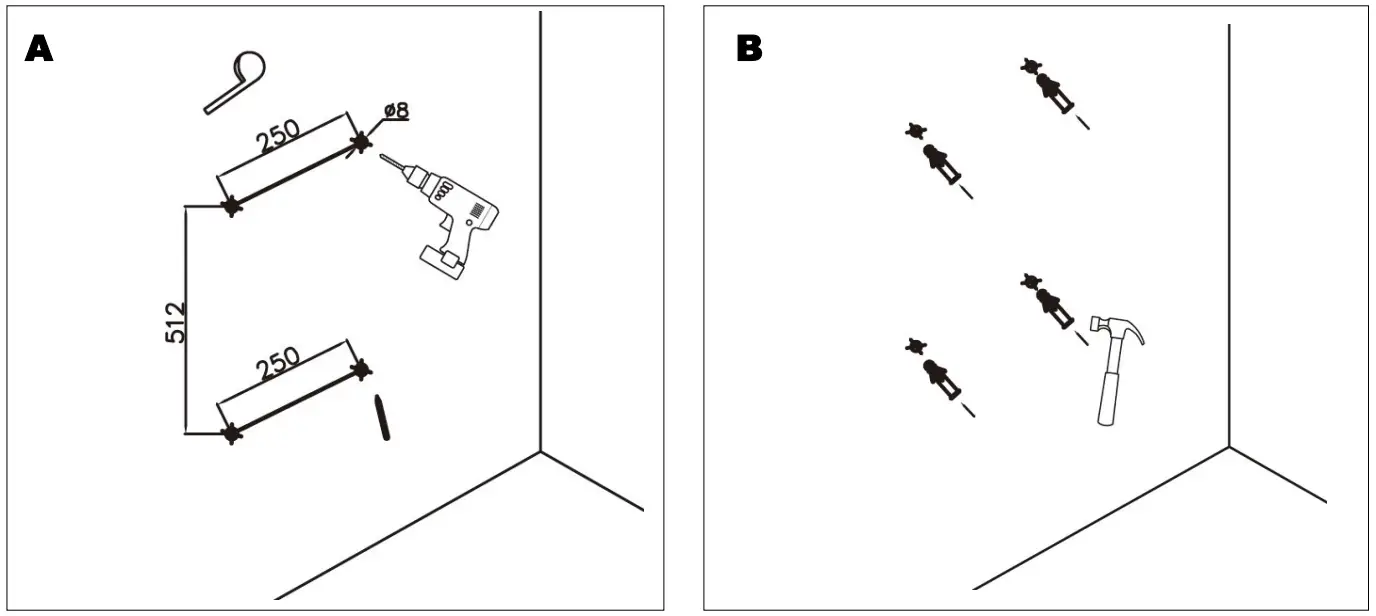 sycamoreLED SY9047 Tunable LED Bathroom Mirror - INSTALLATION INSTRUCTIONS