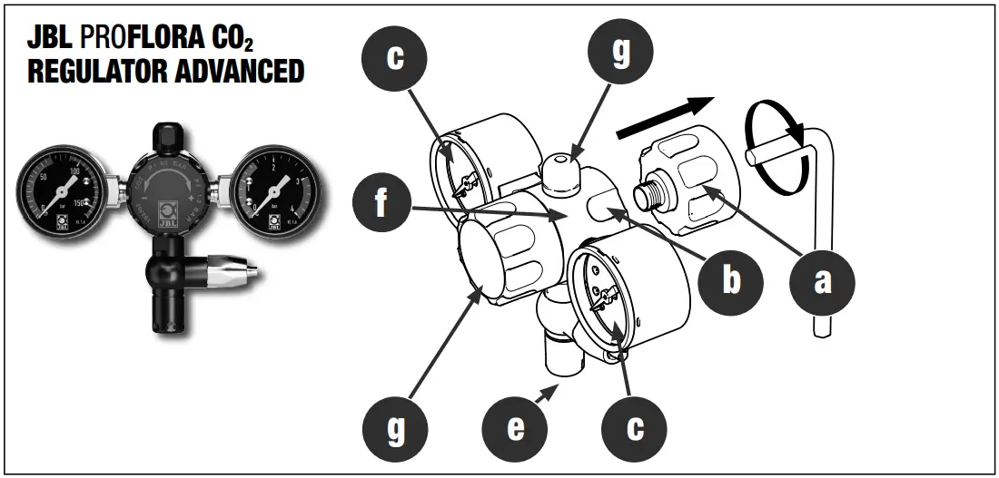 JBL PROFLORA CO2 REGULATOR ADVANCED