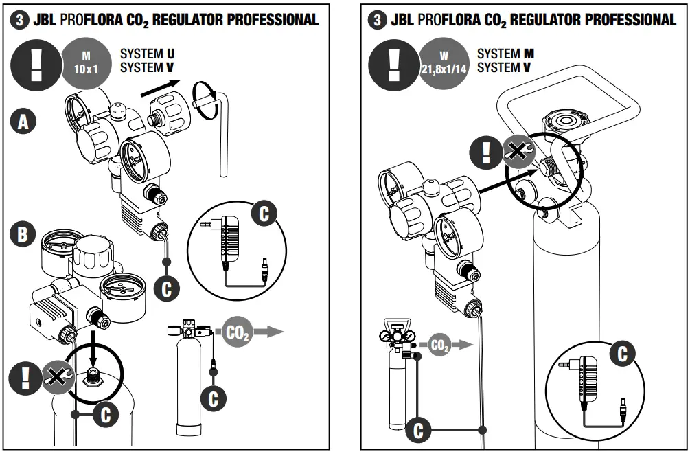 JBL PROFLORA CO2 REGULATOR PROFESSIONAL