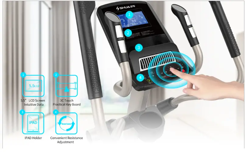 SHUA SH B5101E Elliptical for Home - fig 5