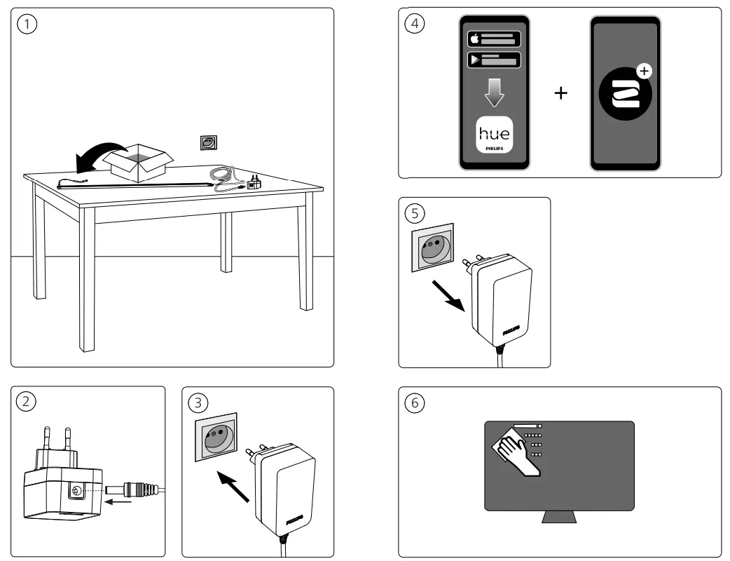 PHILIPS 8719514434530 Play Gradient Lightstrip for PC - fig 1