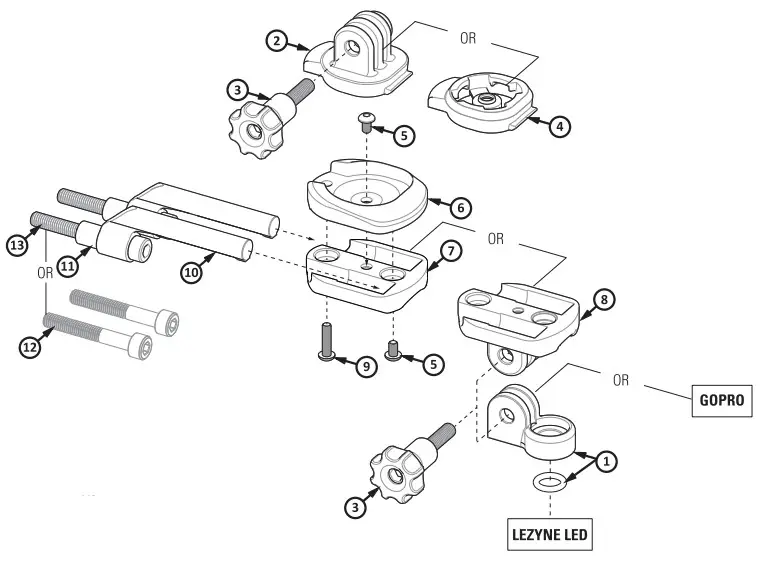 LEZYNE E-BIKE LED COMPATIBILITY - componets