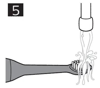 DiamondClean Smart Rechargeable Electric Toothbrush Use illustration